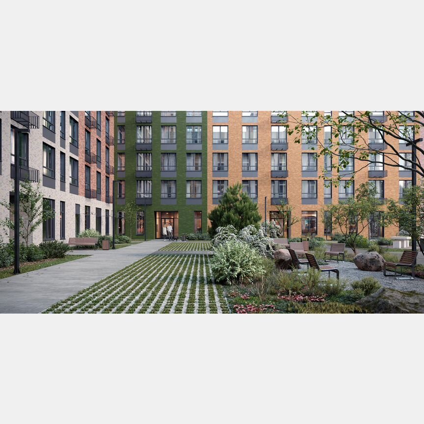 Квартира-студия, 27,4 м², 6/13 эт.