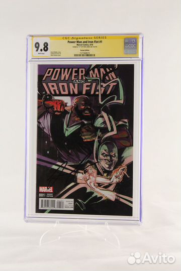 Комикс Пауэр Мэн и Железный Кулак #1 с автографом