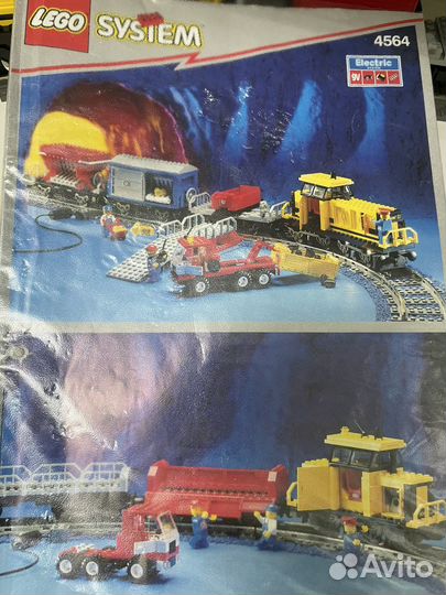 Поезд Lego 4564 Freight Rail Runner 9V 1995 года