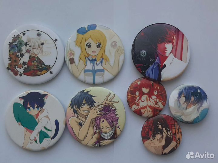 Значки с аниме