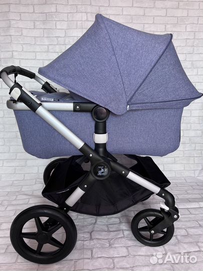 Коляска Bugaboo Fox 3в1 Blue Melange total