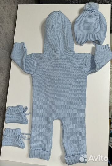 Вязаный комбинезон 62