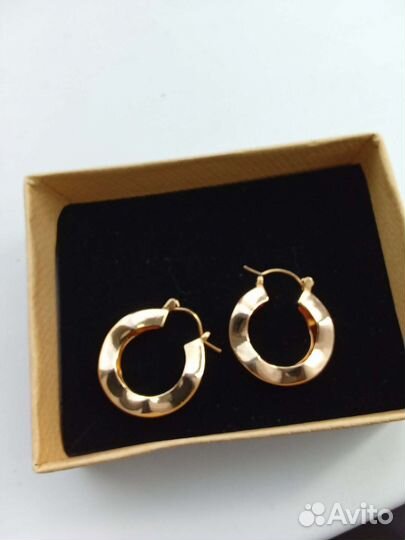 Серьги Селин, бижутерия