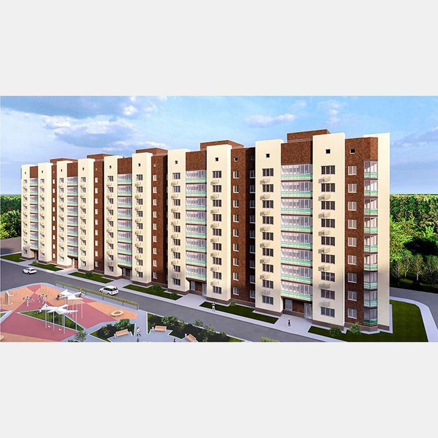 2-к. квартира, 60,4 м², 1/9 эт.