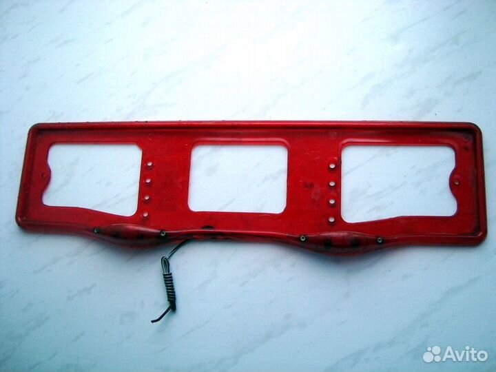 Рамка номерного знака на тягач, полуприцеп, прицеп