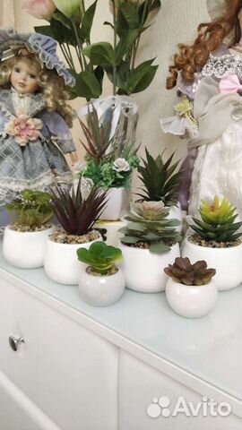 Кактус декоративный (искусственный, не живой)