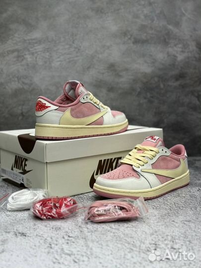 Кроссовки Nike Air Jordan 1 low travis scott