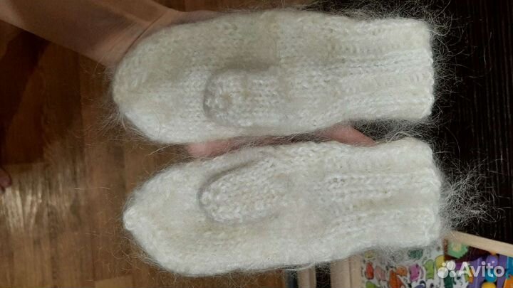 Варежки пуховые