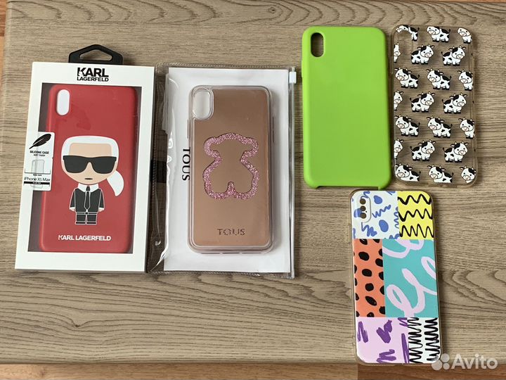 Чехлы для айфон xs max 6 штук