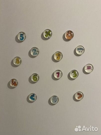 Магниты десткие цифры