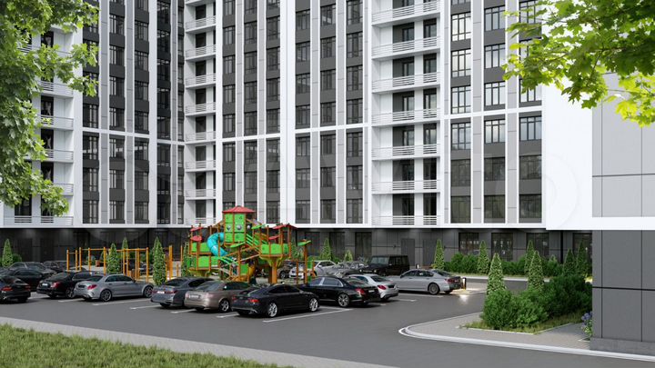 1-к. квартира, 54 м², 2/12 эт.