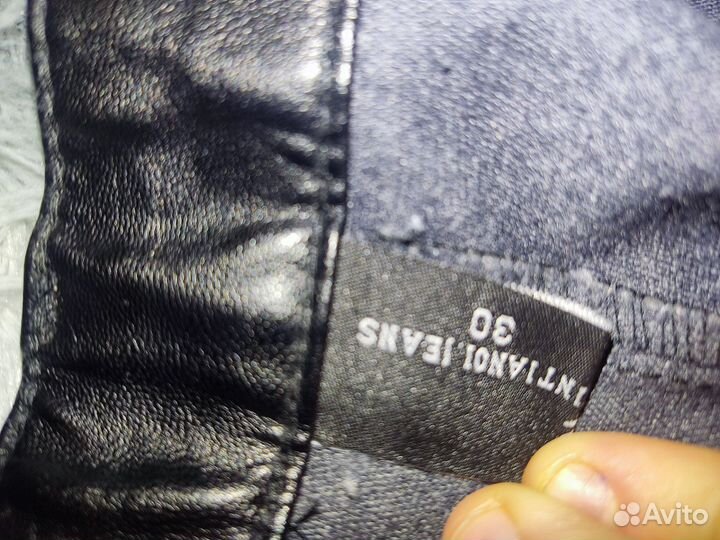 Кожаные брюки y.t.q