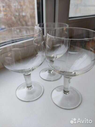 Хрустальные бокалы СССР