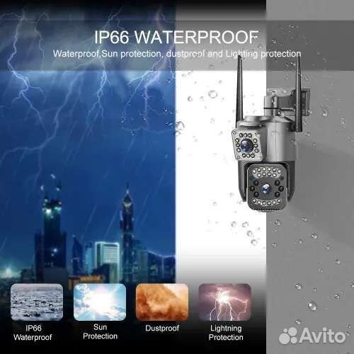 Уличная камера с 2 объектива