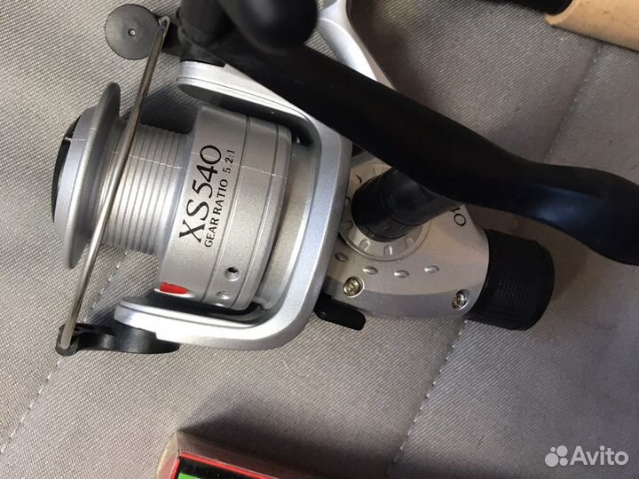 Спининг Shimano. 2.1м. Test 10-30g Воблер,комплект