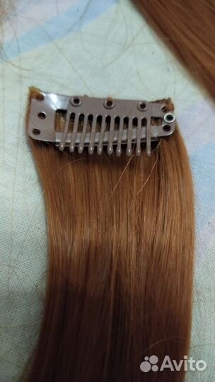 Волосы на заколках искусственные бу