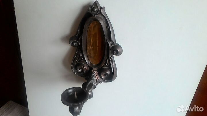 Подсвечник настенный СССР на 1 свечу