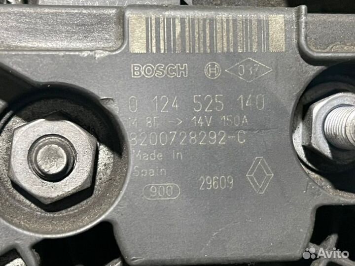 Генератор Almera Duster Megane Scenic Qashqai