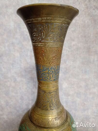 Ваза индийская латунь