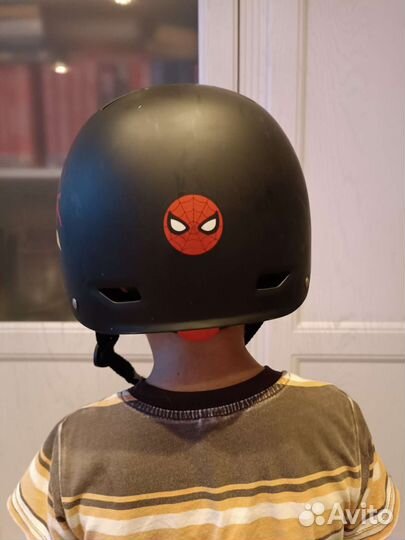 Шлем каска для велосипеда детский Spiderman