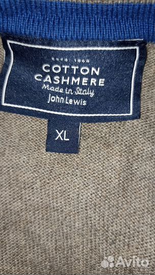 Свитер John Lewis XL кашемир cotton