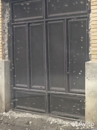 Ворота на гараж бу