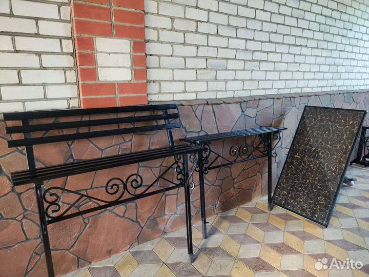 Ритуальные столы, скамейки, лавочки, оградки