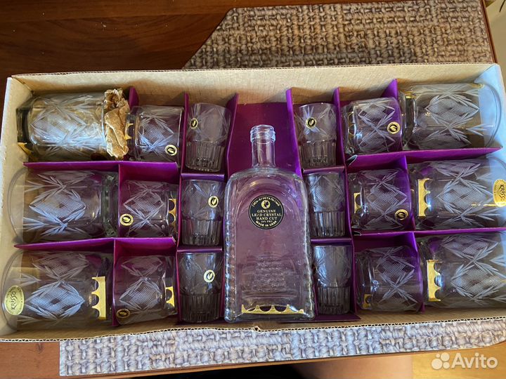 Подарочный набор (хрусталь) 19 предметов