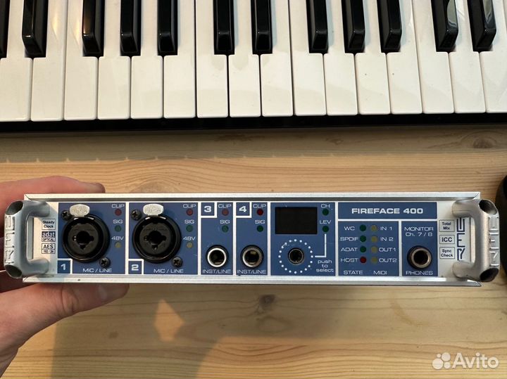 Rme fireface 400 аудио карта интерфейс