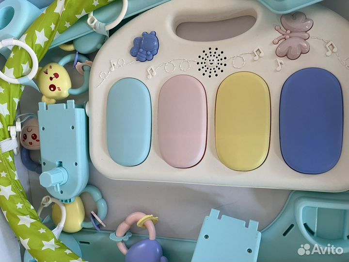 Развивающий коврик AmaroBaby Cute lion Салатовый