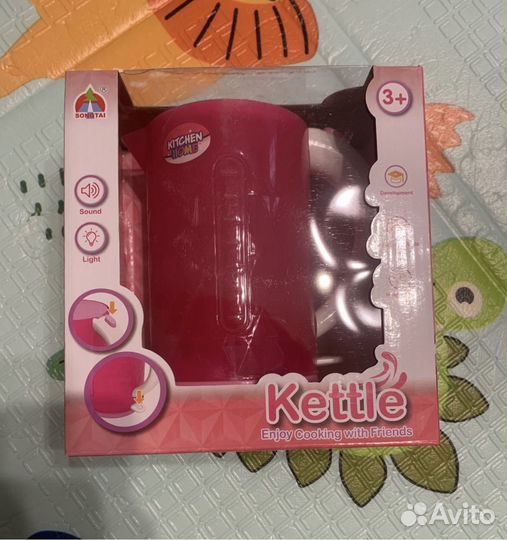 Чайник игрушечный, тостер, блендер. новые