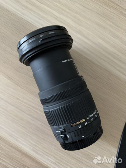 Объектив Sigma 17-70 2.8-4.5