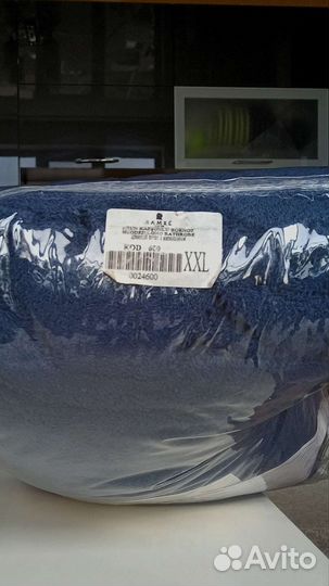 Мужской махровый халат с капюшоном