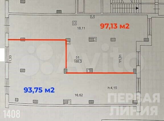 Сдам помещение свободного назначения, 97.1 м²