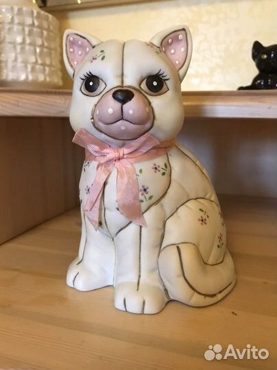 Фарфоровая статуэтка Кот Lefton Япония