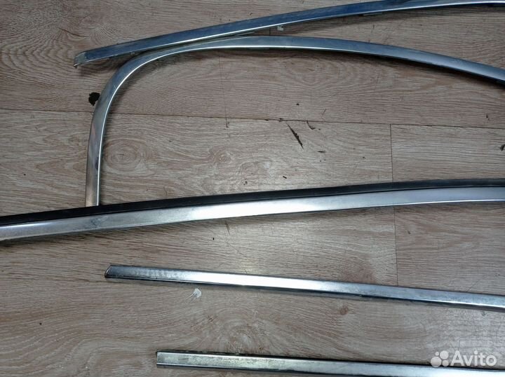 Молдинги дверей на BMW 5 E60 комплект