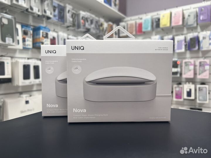 Док-станция Uniq Nova Compact Magic Mouse Silver