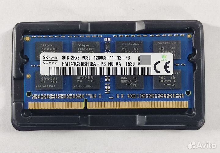 So-Dimm Hynix DDR3L / ддр3 / 8GB / 8Гб 1600мгц