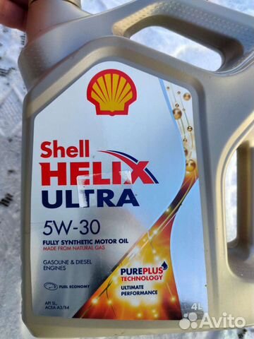 Масло Shell ultra 5w30 синтетика