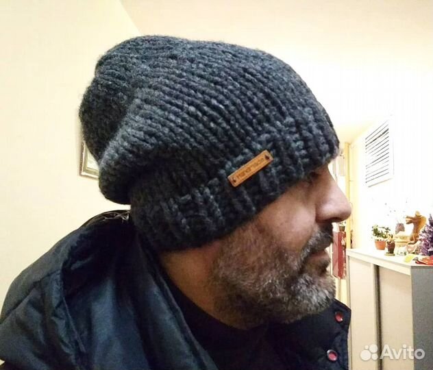 Шапка бини мужская