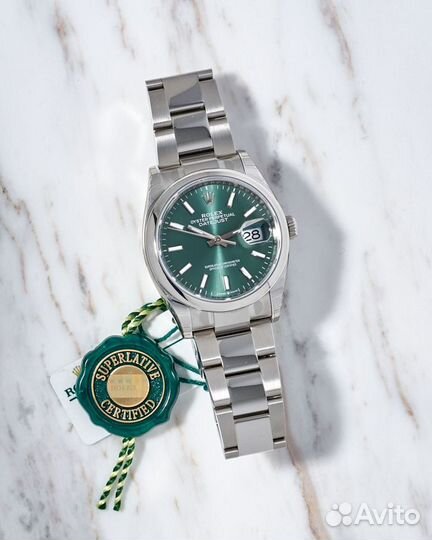 Rolex Datejust 36mm Green Dial 126200 NEW