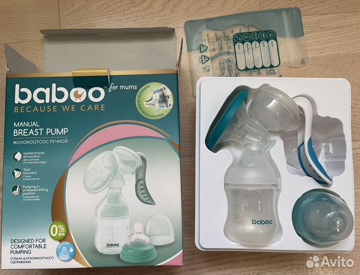 Молокоотсос Baboo ручной