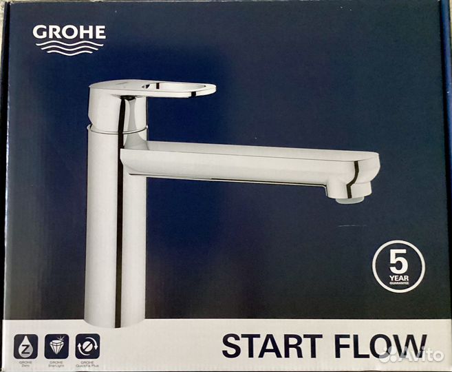 Смеситель мойки grohe Start Flow, хром (31691000)