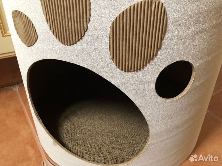 Домик когтеточка картонная для кошек ArtCarton