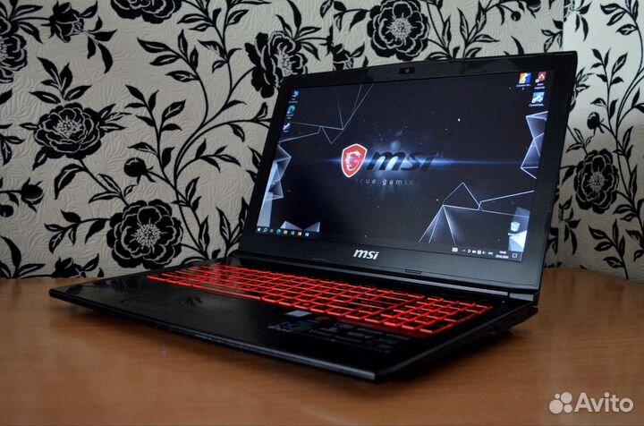 Игровой ноутбук MSI i5 DDR4 16gb GTX SSD HDD