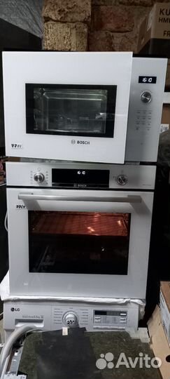 Комплект Bosch белый стекло