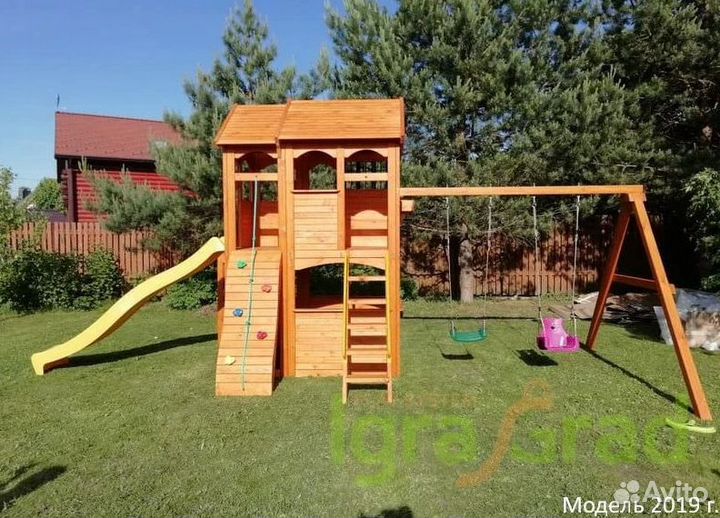 Игровая площадка для дачи Клубный домик 2
