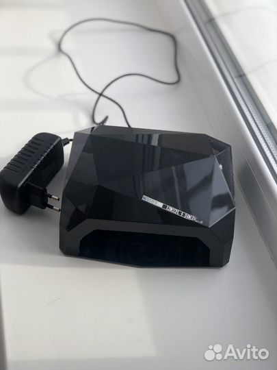 Гибридная лампа diamond 36W с сенсором - черная