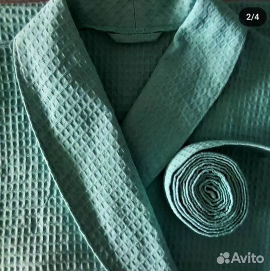 Халат вафельный. Новый. 100 % хлопок