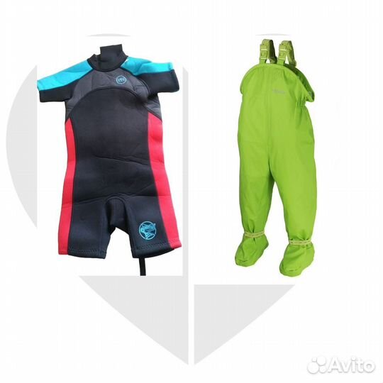 Костюм детский серфинг 3-4 г, штаны непромокаемые